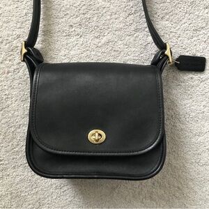 *SOLD* Vintage Coach Black Legacy Small Flap 9965
